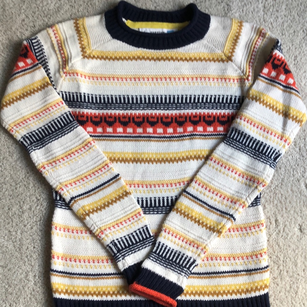 J Cree Sparrow fair isle sweater
